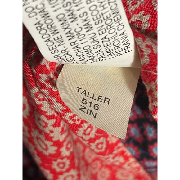 TRF Zara Floral Top Batwing Flutter Cropped Tie Waist Flirty Flowy Romantic M - Picture 11 of 14